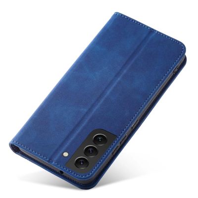 7. Magnet Fancy Case etui Samsung Galaxy S23+ pokrowiec z klapką portfel podstawka niebieskie