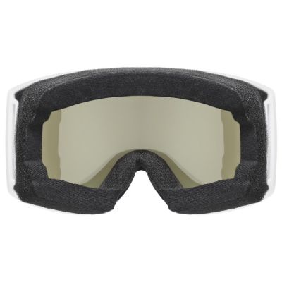 4. Uvex Skibrille scenic FM gogle do sportów zimowych Czarny Mężczyźni Biały Soczewka sferyczna