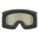 4. Uvex Skibrille scenic FM gogle do sportów zimowych Czarny Mężczyźni Biały Soczewka sferyczna