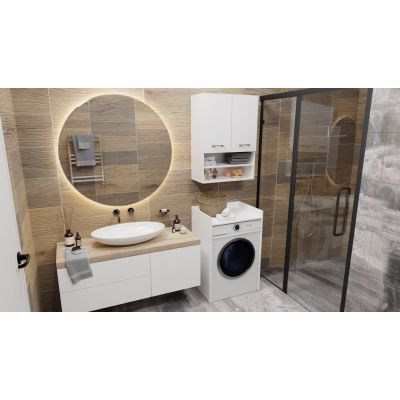 8. SZAFKA NA PRALKE POLA NP BIEL