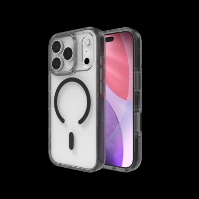 Etui ZAGG Santa Cruz Snap MagSafe na iPhone 17 Pro - przezroczysto-czarne