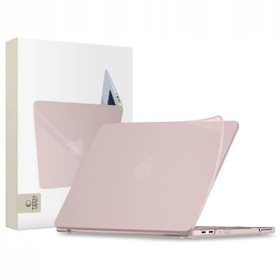 8. Etui Tech-Protect Softshell na MacBook 13" 2026 - różowe matowe