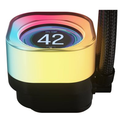 3. Chłodzenie wodne CORSAIR WAK iCUE LINK TITAN 240 RX LCD AIO 240mm