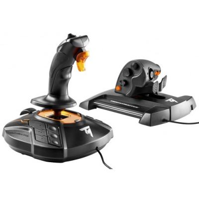 9. Thrustmaster T-16000M FCS Hotas Czarny, Pomarańczowy USB Joystick Analogowa/Cyfrowa MAC, PC