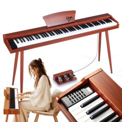 V-TONE BL-130 pianino cyfrowe czteronożne brązowe