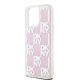 6. Etui DKNY Liquid Glitter Multilogo na iPhone 15 Pro Max - różowe
