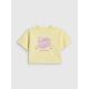 5. T-shirt loose z nadrukiem dziewczęc 4F 4FJRSS26TTSHF3908-72S
