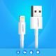 3. Kabel Ugreen US155 20728 USB-A / Lightning MFi 2.4A 1m - biały