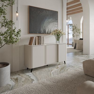 3. Komoda VOLARE 151x39x75 kaszmir