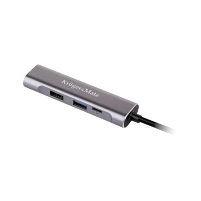 2. Adapter (HUB)  USB typu C na HDMI/USB3.0/USB2.0/C port