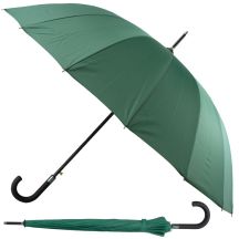 PARASOL DŁUGI PÓŁAUTOMATYCZNY 16 ŻEBER ZIELONY SEMI LINE