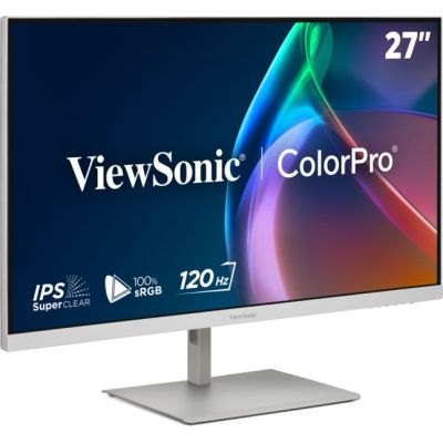 3. Monitor ViewSonic 27" VP2766-2K-W IPS QHD 120Hz HDMI HUB głośniki