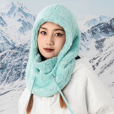 8. Kominiarka narciarska Qunature Arctic Velvet rozmiar L - miętowa