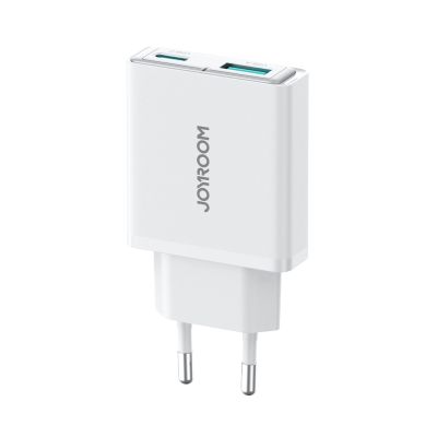 5. Ładowarka sieciowa Joyroom JR-TCF14 20W USB-A USB-C supercienka - biała