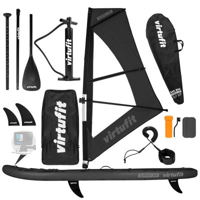 8. VIRTUFIT DESKA SUP SURFER 305 Z ŻAGLEM I AKCESORIAMI CZARNY