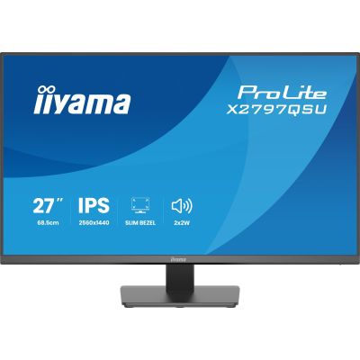 17. iiyama ProLite X2797QSU-B1 monitor komputerowy 68,6 cm (27") 2560 x 1440 px Quad HD LED Czarny