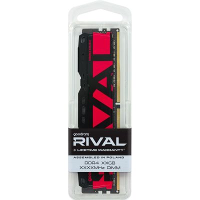 2. DDR4 2x16GB KIT UDIMM goodram RIVAL Radiant Red