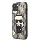 2. Etui Karl Lagerfeld Flower Ikonik Karl na iPhone 13 mini - szare
