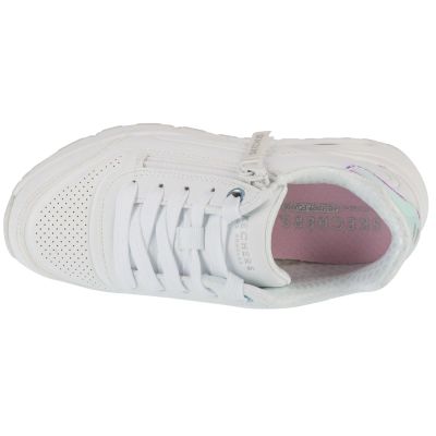 3. Skechers Uno Gen1 - Zip And Stride   310554L-WHT Białe 28