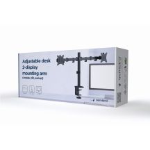 GEMBIRD BIURKOWE REGULOWANE RAMIĘ/UCHWYT NA 2 MONITORY 17-32, 100X100MM, DO 9KG