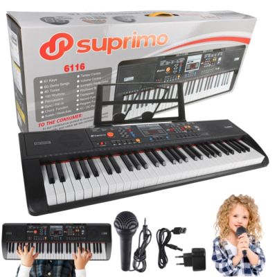 14. MQ 6116 - keyboard do nauki gry przeznaczony dla dzieci