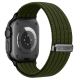 2. Pasek Tech-Protect Nylon Sport na Apple Watch 44 / 45 /46 / 49 mm - ciemnozielony