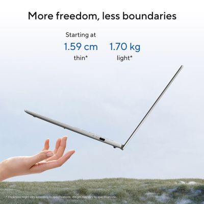 13. ASUS Vivobook S16 S3607VA-RP097W Core 5 210H 16.0"WUXGA IPS-level Panel 144Hz 300nits AG 16GB DDR5 SSD512 Intel UHD Graphics WLAN+BT Cam1080p 70WHrs Win11 Cool Silver