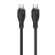 2. Kabel Baseus Pudding Series USB-C - USB-C 100W 1,2m - czarny