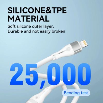 7. Kabel Wozinsky WSTCL1 Lightning / USB-C PD 27W 1 m - biały