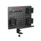 3. Activejet Organizer na biurko APB-002B. Obrotowa tablica perforowana. Kolor czarny matowy.