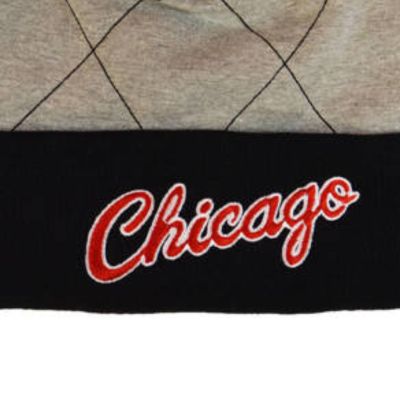 3. Czapka zimowa Mitchell & Ness NBA Quilted Pom Beanie HWC Chicago Bulls