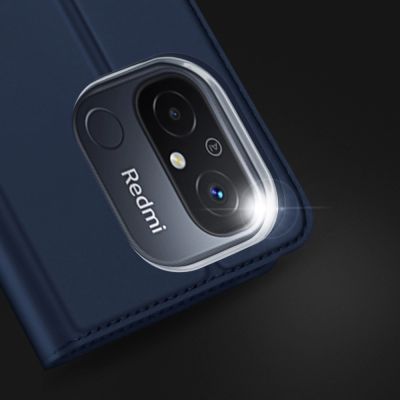 16. Dux Ducis Skin Pro etui do Xiaomi Redmi 11A / Poco C55 / Redmi 12C pokrowiec z klapką portfel na kartę podstawka złote