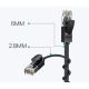 10. Kabel Ugreen NW122 70654 sieciowy Ethernet patchcord RJ45 Cat 6A UTP do 10Gb/s 5 m - czarny