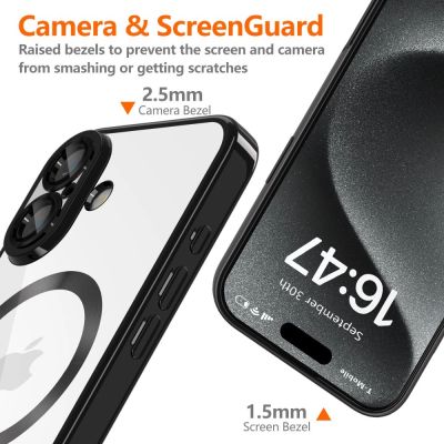 4. Etui Tech-Protect MagFlex MagSafe na iPhone 16 - czarne