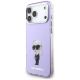 2. Etui Karl Lagerfeld IML Aquarelle Karl & Choupette & Logo MagSafe na iPhone 17 Pro Max - fioletowe