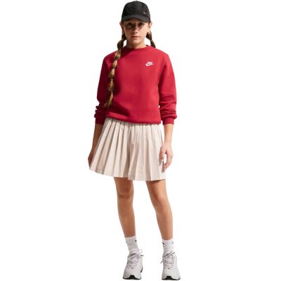 6. Bluza dla dzieci Nike Sportswear Club Fleece czerwona FD3006 608