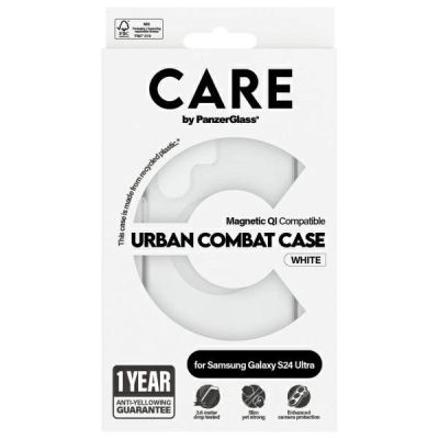 4. Etui CARE by PanzerGlass Flagship QI Case na SamsUng Galaxy S24 Ultra - przezroczyste