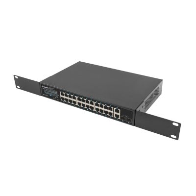14. Lanberg RSGE-24P-2GE-2S-250 łącza sieciowe Nie zarządzany