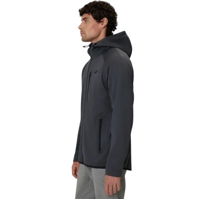 4. Kurtka męska softshell 4F M646 antracyt 4FWAW26TSOFM646 22S