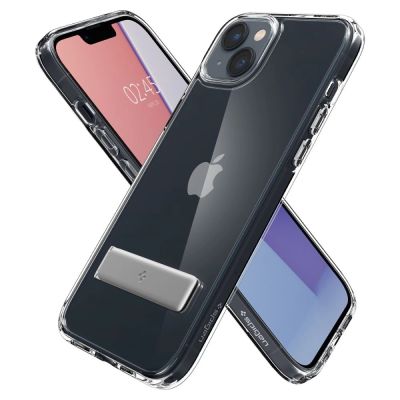 11. Etui Spigen Ultra Hybrid S na iPhone 14 Plus - przezroczyste