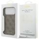 8. Etui Guess 4G Classic na iPhone 17 Pro Max - brązowe