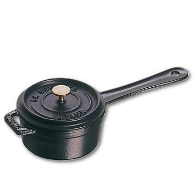 Mini rondel żeliwny Staub - 250 ml, Czarny