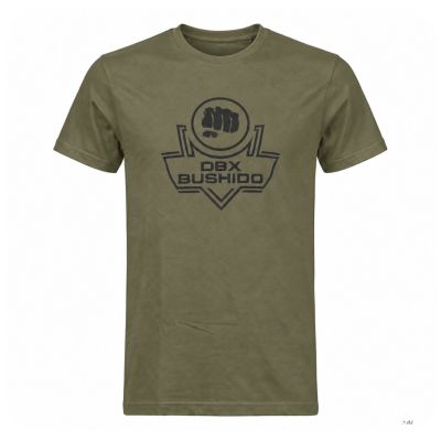T-shirt męski Koszulka KHAKI bawełniana DBX Bushido