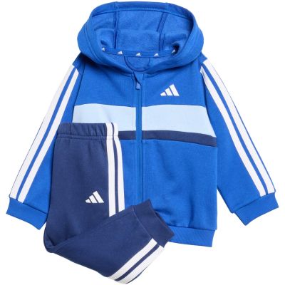 8. Dres dla dzieci adidas Essentials Tiberio 3 Stripes Fleece niebieski KC6004