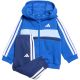 8. Dres dla dzieci adidas Essentials Tiberio 3 Stripes Fleece niebieski KC6004