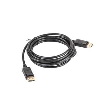 3. Kabel Lanberg CA-DPDP-10CC-0030-BK (DisplayPort M - DisplayPort M; 3m; kolor czarny)