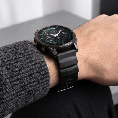 6. Pasek Tech-Protect Motion na Garmin Fenix 5X / 5X Plus / 6X / 6X Pro / 7X / 8 / 8 Pro / 9 / 9 Pro (51 mm) - czarny