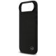 6. Etui Mercedes Leather Large Laurel Leave MagSafe na iPhone Air - czarne