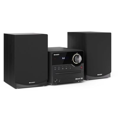 3. Sharp XL-B512(BK) Mikrosystem Hi-Fi, CD/FM/USB/Bluetooth v5.0, 45W, czarny Sharp | Mikrosystem Hi-Fi | XL-B512(BK) | Gniazdo USB | Wejście AUX | Łączność Bluetooth | Odtwarzacz CD | Czarny | Radio FM | Połączenie bezprzewodowe