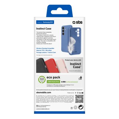 4. Etui SBS Instinct na Samsung Galaxy S25 - niebieskie